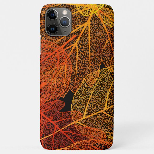 Elegant Autumn Leaves Case-Mate iPhone Case (Back)
