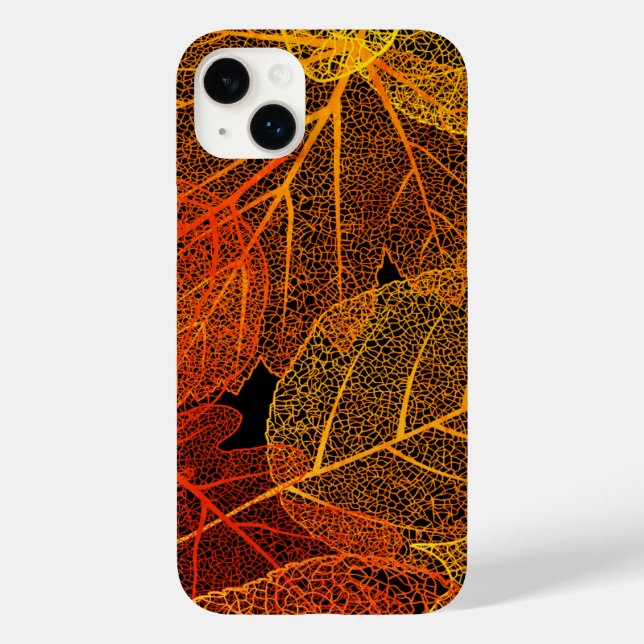 Elegant Autumn Leaves Case-Mate iPhone Case (Back)