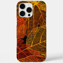 Elegant Autumn Leaves Textured