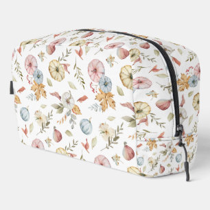 Elegant Autumn Watercolor Pattern Dopp Kit