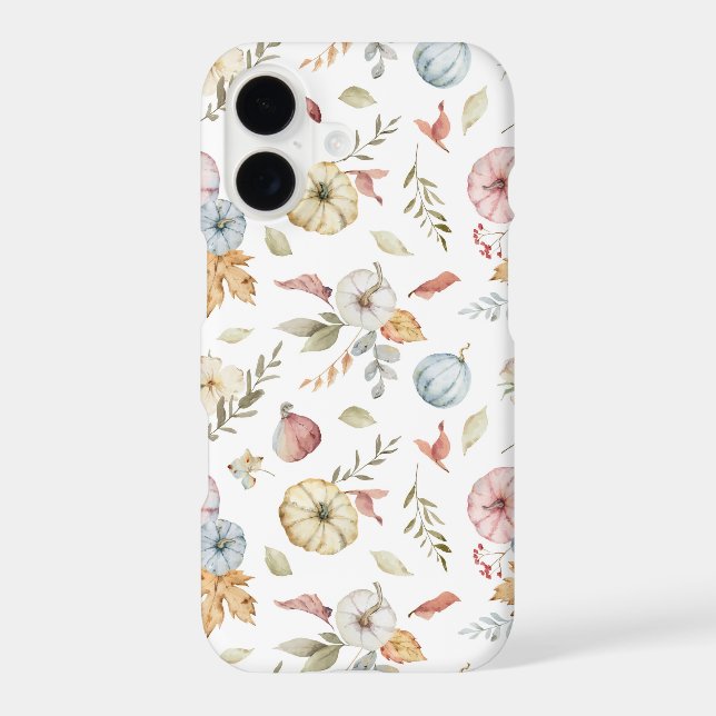 Elegant Autumn Watercolor Pattern Samsung Galaxy S21 Case (Back)