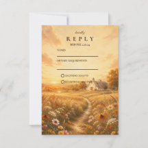 Elegant Autumn Wildflower Wedding