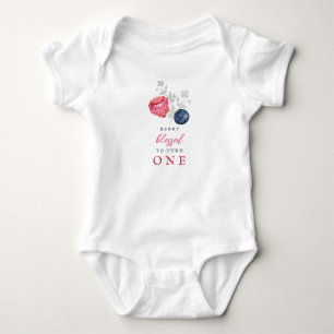 Elegant Baby Berry Turning One Bodysuit