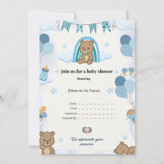 Elegant Baby Shower Invitation