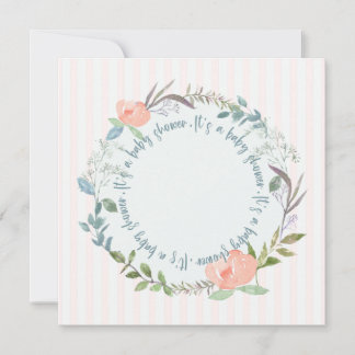 Elegant Baby Shower Invitation Template