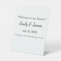 Elegant Baby Shower Pedestal Sign | Floral & Gold