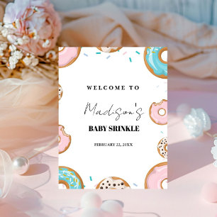 Elegant Baby SPrinkle Baby Shower  Welcome Sign