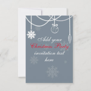 Elegant Background for Christmas Party Invitation