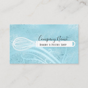 Elegant Bakery   Pastry Shop Business Card