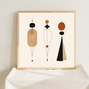 Elegant Balance – Feminine Abstract Wall Art XVIX