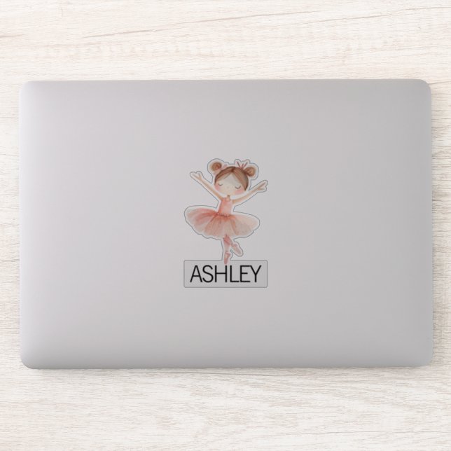 Elegant ballerina custom name (Computer)