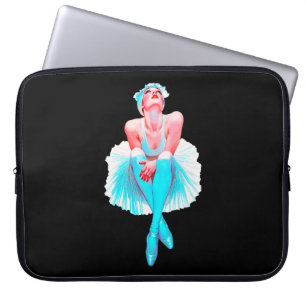 Elegant Ballerina Wall Art – Graceful Ballet Dance Laptop Sleeve
