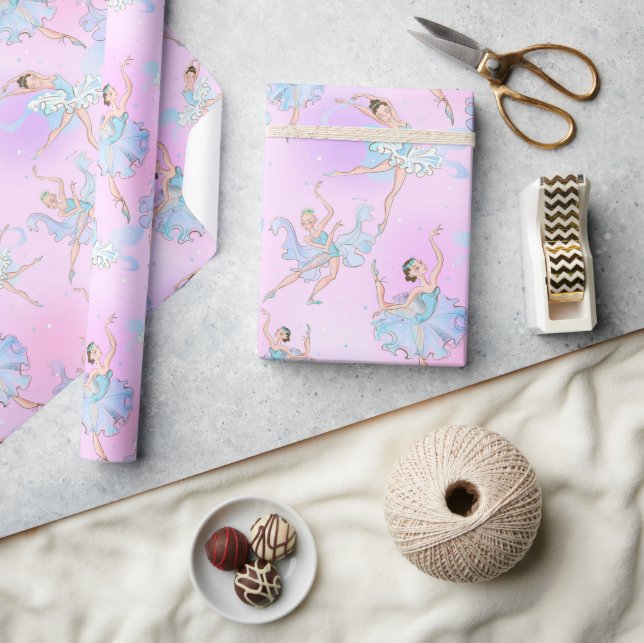 Elegant Ballerinas Wrapping Paper (Crafts)
