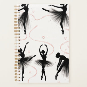 Elegant Ballet Dancer Journal Planner