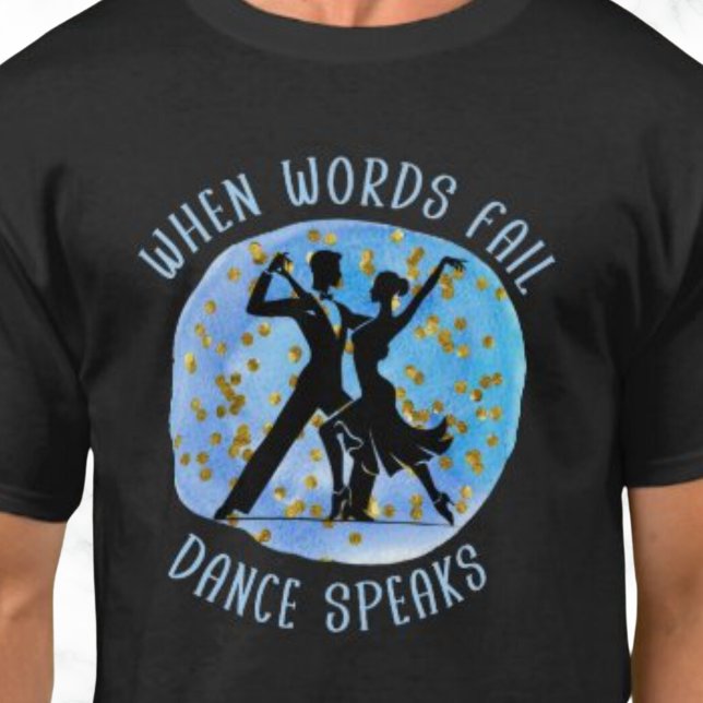 ELEGANT BALLROOM DANCING GRAPHIC T-Shirt (ELEGANT BALLROOM DANCING T SHIRT. BEAUTIFUL DESIGN. UNISEX.)