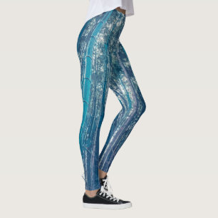 Elegant Bamboo Forest Artwork   Leggings