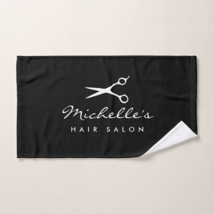 Elegant barber shop hand towel for hair salon