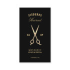 Elegant Barbershop Black Gold Barber Scissors 