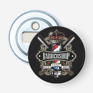 Elegant Barbershop Personalise Bottle Opener
