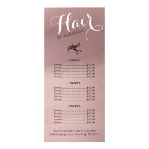 Elegant Barbershop Rack Card You made my day