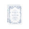 Elegant Baroque Blue French Garden Floral Wedding