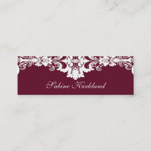 Elegant Baroque Business Card