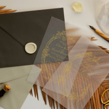 Elegant Baroque Chinoiserie Vintage Gold Wedding