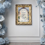 Elegant Baroque Floral Arch 21st Birthday Party Poster<br><div class="desc">A stunning garden-inspired birthday party design featuring an elaborate Baroque-style decorative arch adorned with an elegant blend of floral motifs. The arch is gracefully draped in delicate Lily of the Valley and Hawthorn flowers, creating a romantic and timeless atmosphere. The intricate detailing of the Baroque elements adds a touch of...</div>