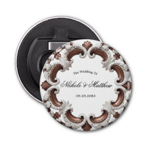 Elegant Baroque Wedding Favor Bottle Opener