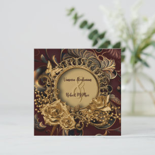 Elegant Baroque Wedding Invitation