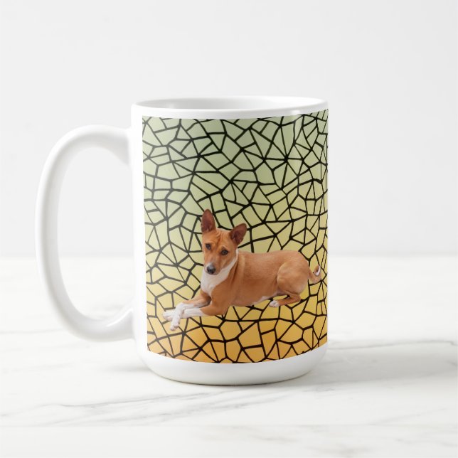 Elegant Basenji Dog  Coffee Mug (Left)