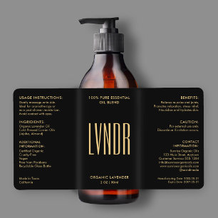 Elegant Bath Body Beauty Black Gold Modern Product