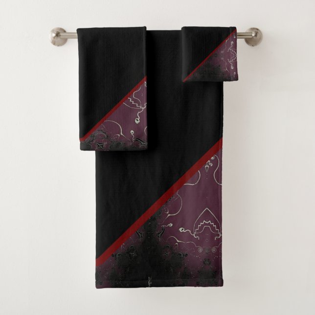 Elegant  bath towel set (Insitu)