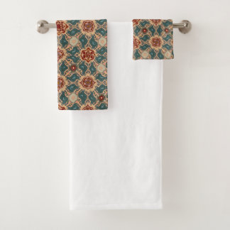 Elegant bathroom towel set