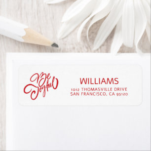 Elegant Be Joyful Holiday Design