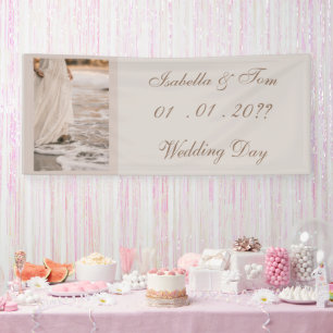 Elegant Beach, Coastal Wedding Stationery Banner
