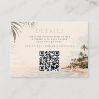 Elegant Beach Resort Destination Wedding Details