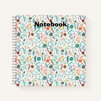 Elegant Beautiful Floral Notebook