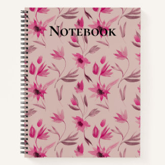Elegant Beautiful Floral Notebook