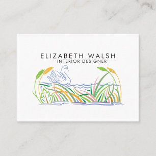 Elegant Beautiful Modern Minimalist Business Card