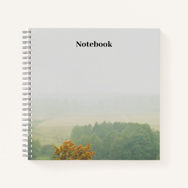 Elegant Beautiful Nature Notebook (Front)