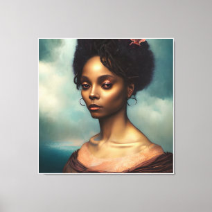 Elegant Beautiful Woman of The Regency Period Canvas Print