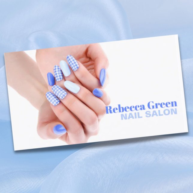 Elegant beauty manicurist nail artist nail salon business card (Elegant beauty manicurist nail artist nail salon business card)
