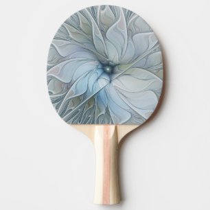 Elegant Beauty Modern Abstract Fractal Art Flower Ping Pong Paddle