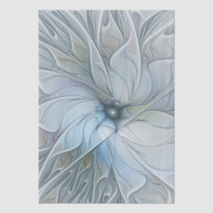 Elegant Beauty Modern Abstract Fractal Art Flower Tissue Paper