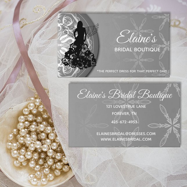 Elegant Beauty or Bridal Boutique Business Card (Creator Uploaded)