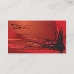 Elegant Beauty Salon Business Card w/ Appointment