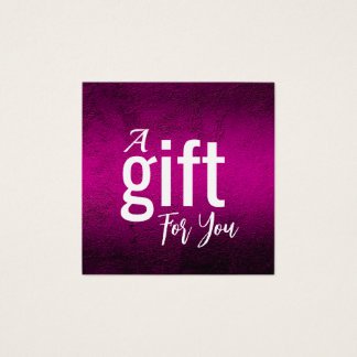 Elegant Beauty Salon Gift Certificate Card –Simple