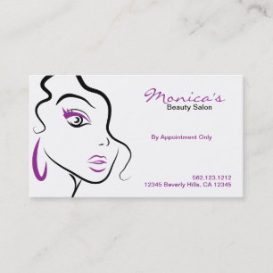 Elegant Beauty Salon with Appointment Date Card