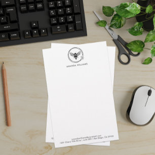 Elegant Bee Custom Letterhead
